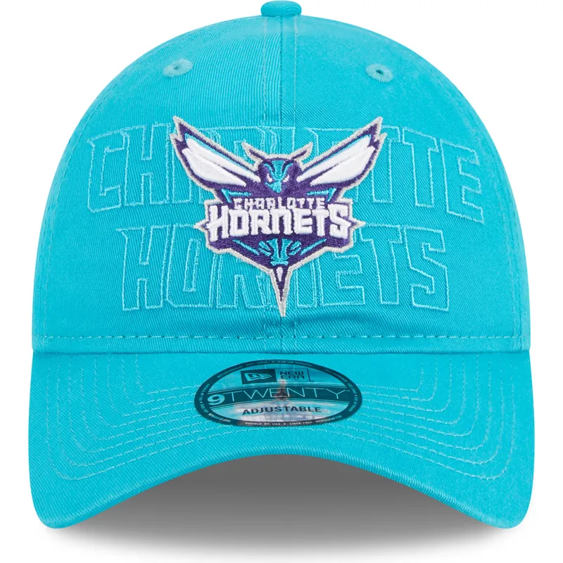cappellino-curvo-blu-regolabile-9twenty-draft-edition-2023-di-charlotte-hornets-nba-di-new-era
