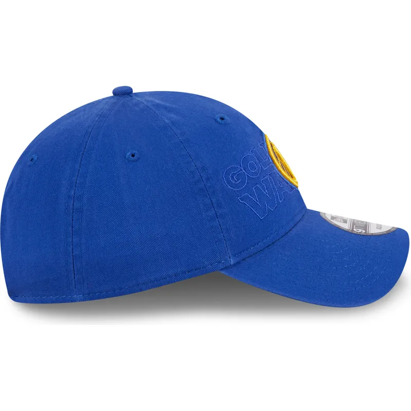 petten-gebogen-blauw-verstelbaar-9twenty-draft-edition-2023-van-golden-state-warriors-nba-van-new-era