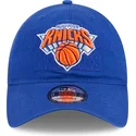 petten-gebogen-blauw-verstelbaar-9twenty-draft-edition-2023-van-new-york-knicks-nba-van-new-era