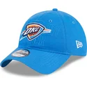 casquette-courbee-bleue-ajustable-9twenty-draft-edition-2023-oklahoma-city-thunder-nba-new-era