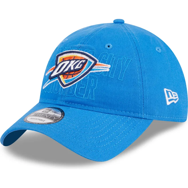 petten-gebogen-blauw-verstelbaar-9twenty-draft-edition-2023-van-oklahoma-city-thunder-nba-van-new-era