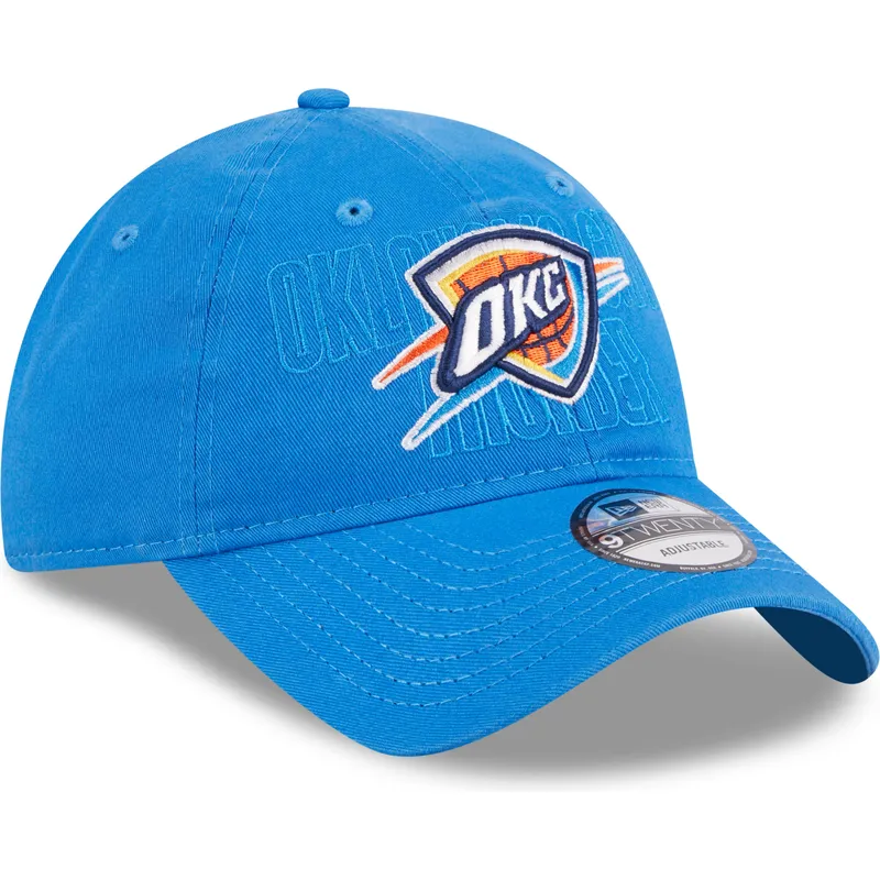 petten-gebogen-blauw-verstelbaar-9twenty-draft-edition-2023-van-oklahoma-city-thunder-nba-van-new-era