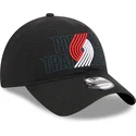 petten-gebogen-zwart-verstelbare-band-9twenty-draft-edition-2023-van-portland-trail-blazers-nba-van-new-era