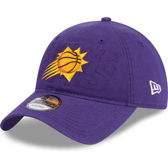 Petten gebogen paars verstelbaar 9TWENTY Draft Edition 2023 van Phoenix Suns NBA van New Era