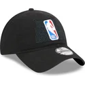 petten-gebogen-zwart-verstelbare-band-9twenty-draft-edition-2023-van-nba-van-new-era