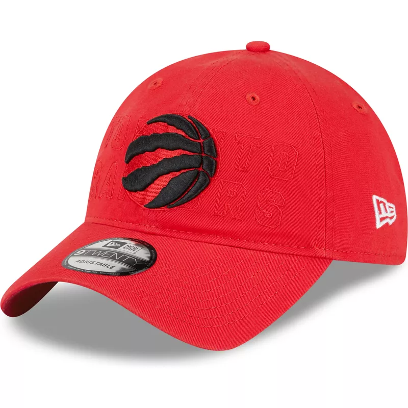 new-era-curved-brim-9twenty-draft-edition-2023-toronto-raptors-nba-red-adjustable-cap