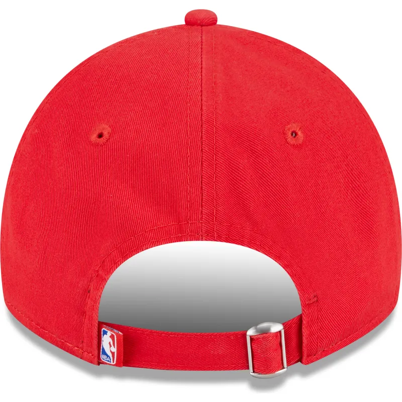 petten-gebogen-rood-verstelbare-band-9twenty-draft-edition-2023-van-toronto-raptors-nba-van-new-era