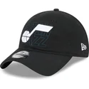 casquette-courbee-noire-ajustable-9twenty-draft-edition-2023-utah-jazz-nba-new-era