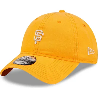 Pomarańczowa regulowana czapka z zakrzywionym daszkiem 9TWENTY Mini Logo San Francisco Giants MLB New Era