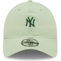 gorra-curva-verde-claro-ajustable-con-logo-verde-9twenty-mini-logo-de-new-york-yankees-mlb-de-new-era