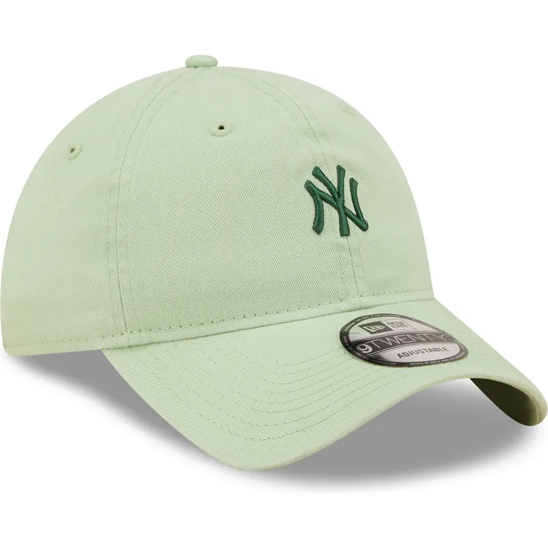 petten-gebogen-groen-verstelbaar-9twenty-mini-van-new-york-yankees-mlb-van-new-era
