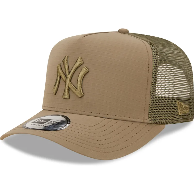 petten-gebogen-groen-snapback-a-frame-tech-ripstop-van-new-york-yankees-mlb-van-new-era petten-gebogen-groen-snapback-a-frame-tech-ripstop-van-new-york-yankees-mlb-van-new-era