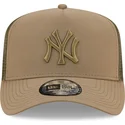 petten-gebogen-groen-snapback-a-frame-tech-ripstop-van-new-york-yankees-mlb-van-new-era