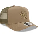petten-gebogen-groen-snapback-a-frame-tech-ripstop-van-new-york-yankees-mlb-van-new-era