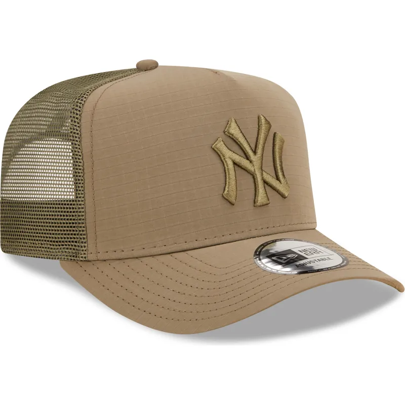 petten-gebogen-groen-snapback-a-frame-tech-ripstop-van-new-york-yankees-mlb-van-new-era petten-gebogen-groen-snapback-a-frame-tech-ripstop-van-new-york-yankees-mlb-van-new-era