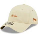 cappello-curvo-beige-regolabile-9twenty-herringbone-di-new-era