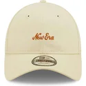 petten-gebogen-beige-verstelbaar-9twenty-herringbone-van-new-era