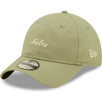 Casquette courbée verte ajustable 9TWENTY Ripstop New Era