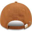 petten-gebogen-bruin-verstelbaar-9twenty-linen-van-new-era