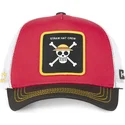 trucker-kasket-rod-hvid-og-sort-straw-hat-pirates-one2-one-piece-fra-capslab