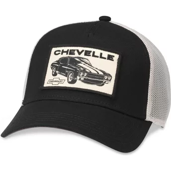 Gorra trucker negra y blanca snapback Chevelle by Chevrolet Valin de American Needle