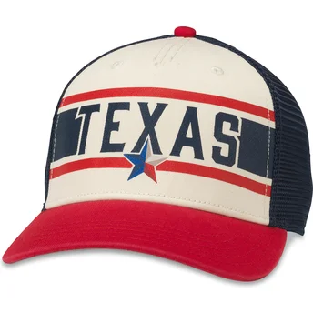 Casquette trucker multicolore snapback Texas Sinclair American Needle