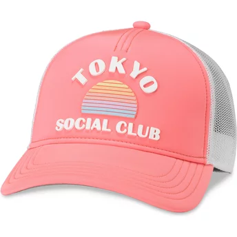 Gorra trucker negra y blanca snapback Tokyo Social Club Riptide Valin de American Needle