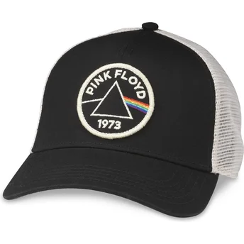 Casquette trucker noire et blanche snapback Pink Floyd 1973 Valin American Needle