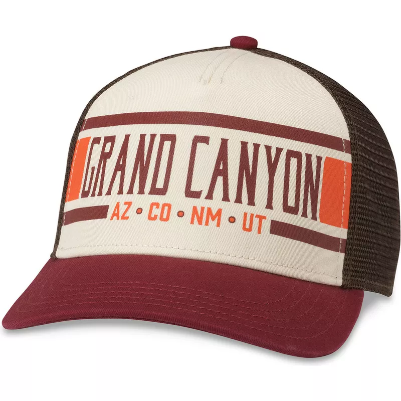 american-needle-grand-canyon-national-park-sinclair-beige-and-brown-snapback-trucker-hat