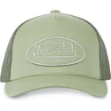 petten-gebogen-groen-snapback-van-von-dutch