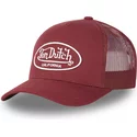 von-dutch-lof-b1-dark-red-adjustable-trucker-hat