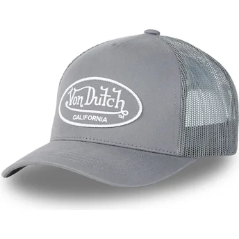 Gorra trucker gris ajustable LOF B2 de Von Dutch