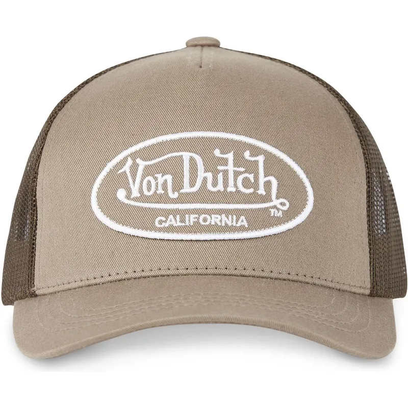 braune-verstellbare-trucker-kappe-lof-b3-von-von-dutch