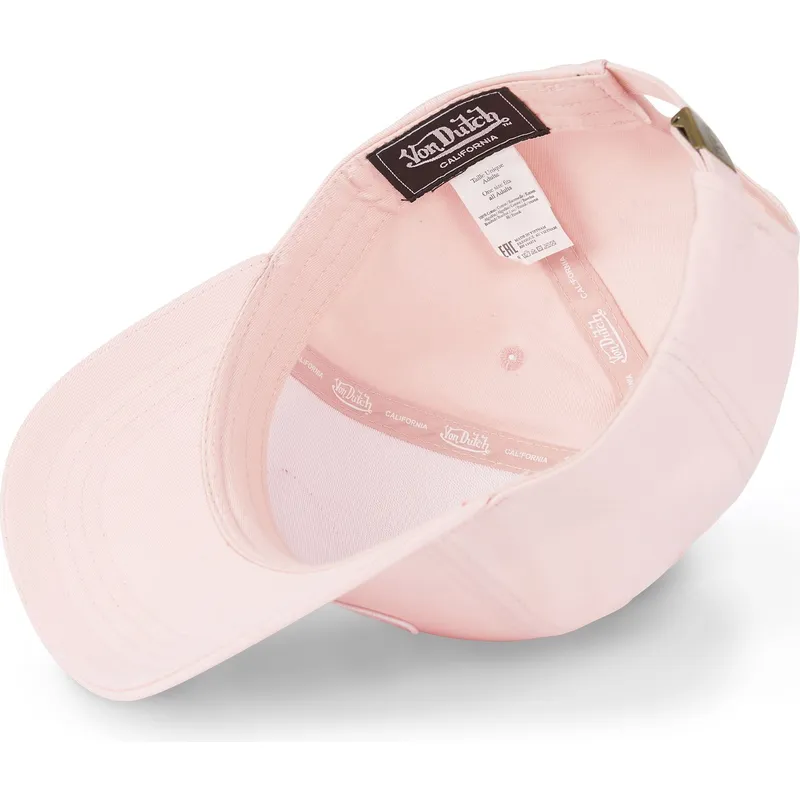 cappellino-curvo-rosa-regolabile-lof-c1-di-von-dutch