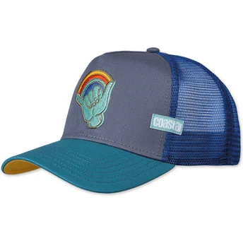 Cap gebogen blue snapback van Coastal