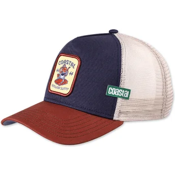 Petten gebogen meerkleurig snapback Headwear Supply HFT van Coastal
