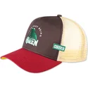 cappellino-trucker-marrone-e-rosso-it-is-easy-being-green-hft-di-coastal