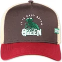 casquette-trucker-marron-et-rouge-it-is-easy-being-green-hft-coastal