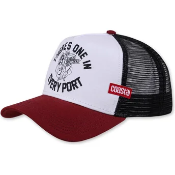 Petten gebogen meerkleurig snapback van Coastal