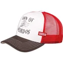 casquette-trucker-blanche-rouge-et-marron-band-of-weirdos-hft-coastal