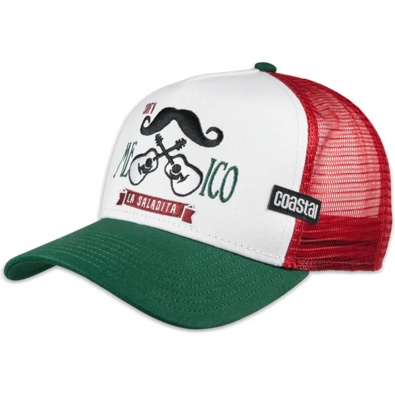 hvid-rod-og-gron-mexican-mustache-hft-trucker-kasket-fra-coastal