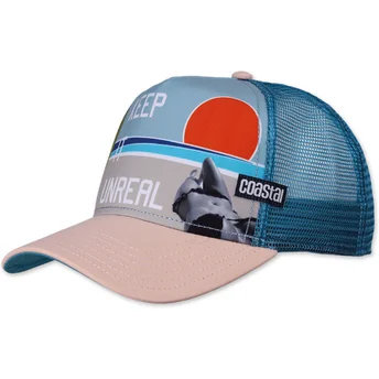 Petten gebogen blauw snapback Keep It Unreal HFT van Coastal