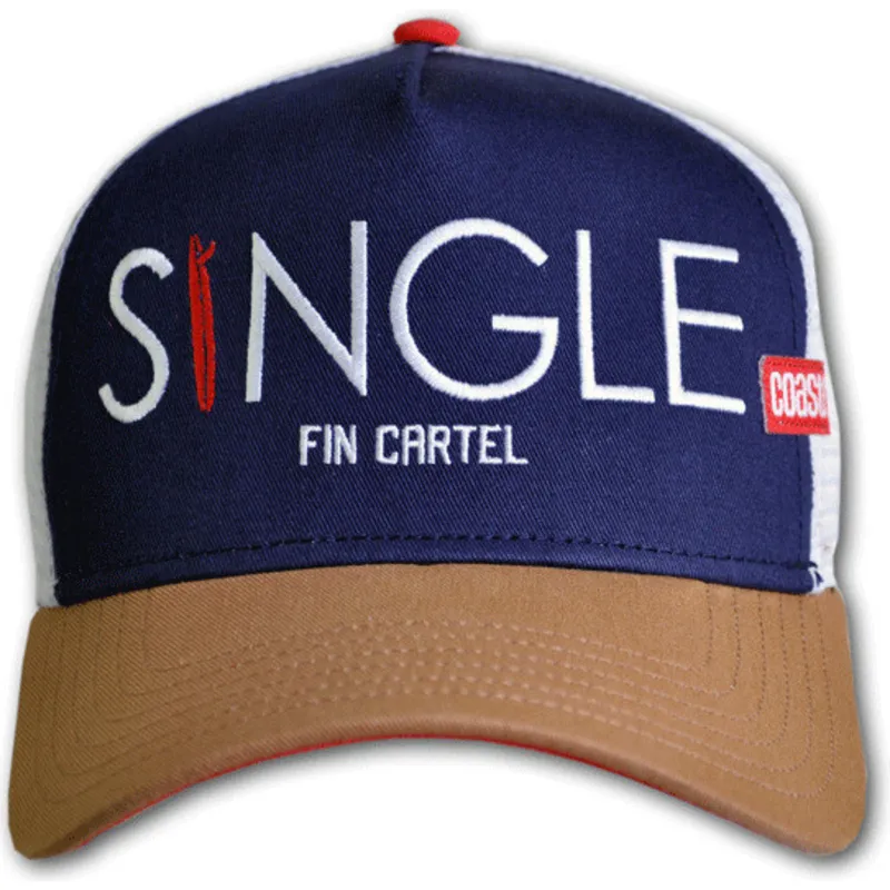 petten-plat-meerkleurig-snapback-single-fin-cartel-hft-van-coastal petten-plat-meerkleurig-snapback-single-fin-cartel-hft-van-coastal