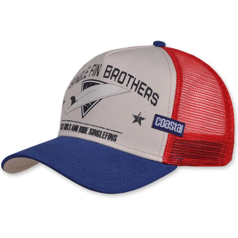 petten-gebogen-meerkleurig-snapback-single-fin-brothers-hft-van-coastal petten-gebogen-meerkleurig-snapback-single-fin-brothers-hft-van-coastal