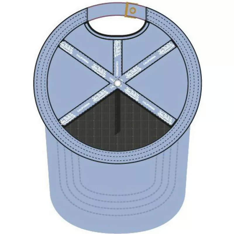 von-dutch-curved-brim-lof-c7-blue-adjustable-cap