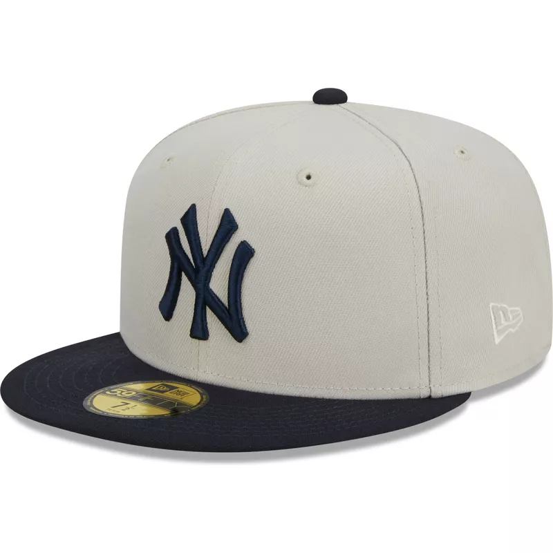 blue yankees hat fitted