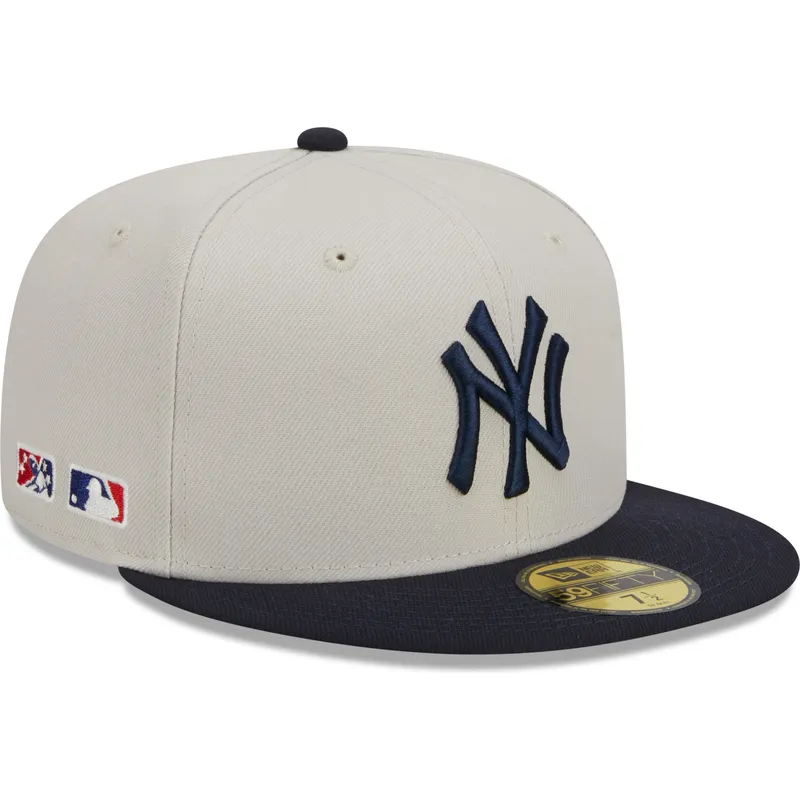 petten-plat-grijs-aangepast-59fifty-farm-team-van-new-york-yankees-mlb-van-new-era