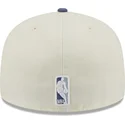 casquette-plate-grise-et-bleue-ajustee-59fifty-the-elements-air-pin-chicago-bulls-nba-new-era