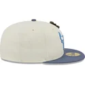 casquette-plate-grise-et-bleue-ajustee-59fifty-the-elements-air-pin-chicago-bulls-nba-new-era