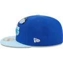 casquette-plate-bleue-ajustee-59fifty-the-elements-water-pin-los-angeles-lakers-nba-new-era